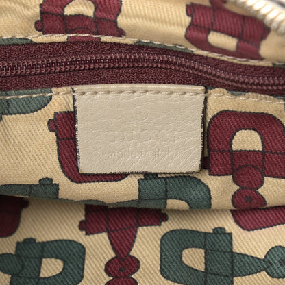 Gucci Guccissima Large D Gold Ring Hobo Off White 6 of 19