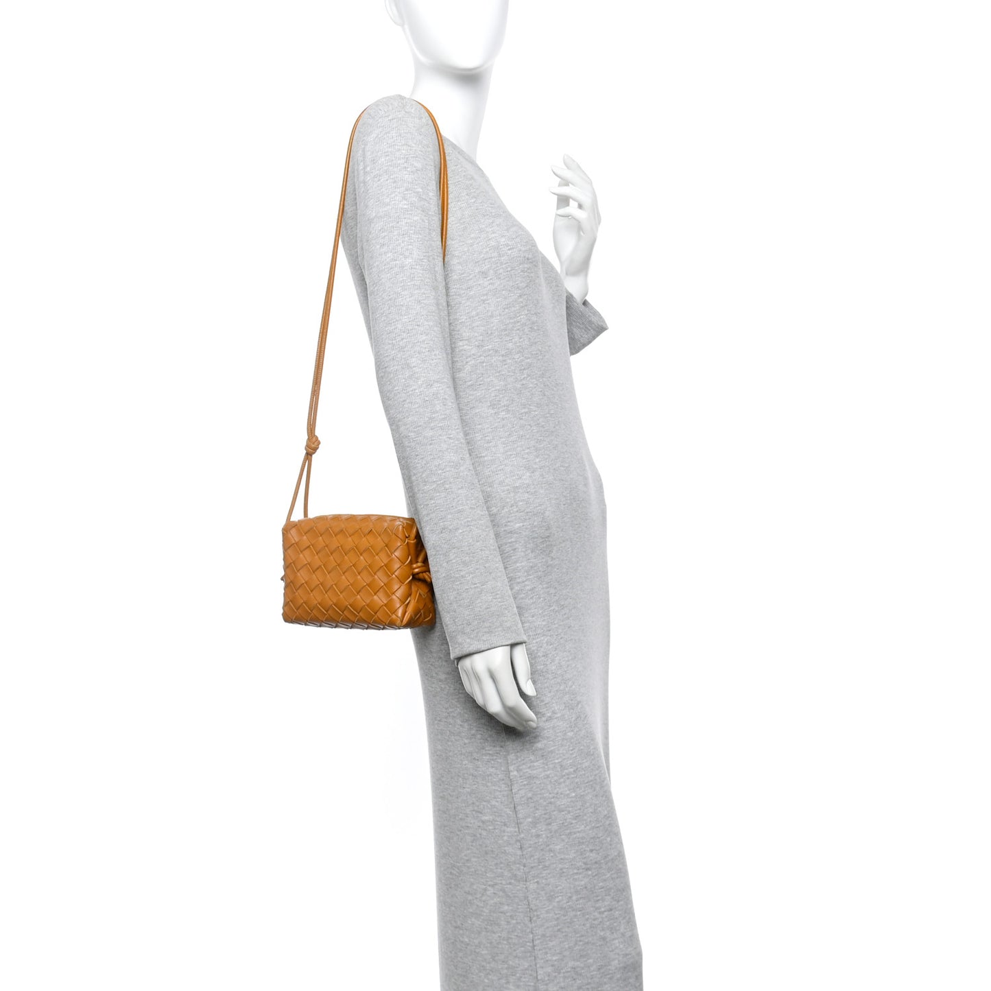 Nappa Intrecciato Mini Loop Camera Bag Cob