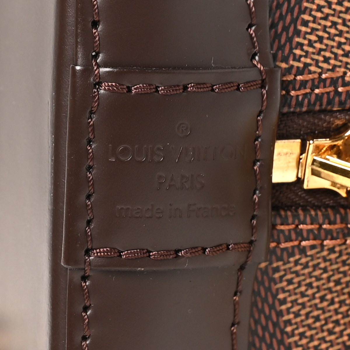 Louis Vuitton Damier Ebene Alma PM 6 of 9