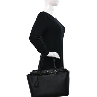 Celine Supple Calfskin Medium Conti Black 2 of 7