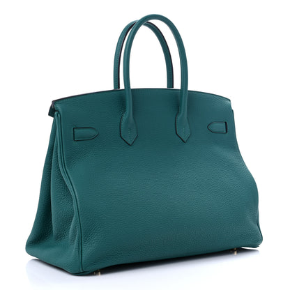 Hermes Togo Birkin 35 Malachite 3 of 11