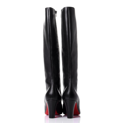 Christian Louboutin Calfskin Cadrilla Botta 70 Tall Boots 38.5 Black 6 of 9