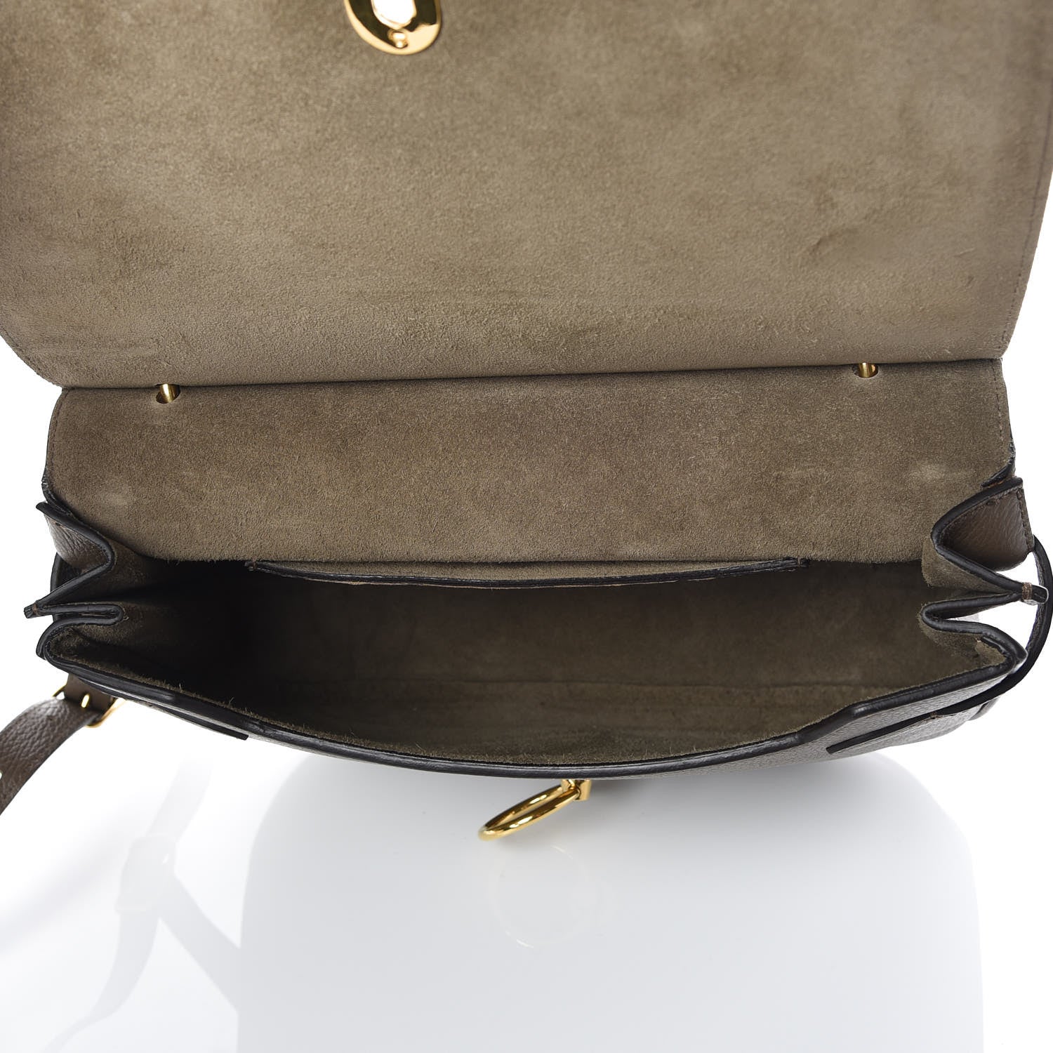 Mulberry Small Classic Grain Amberley Satchel Solid Grey 7 of 8