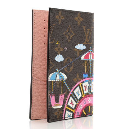 Louis Vuitton Monogram 2020 Christmas Animation Big Wheel Passport Cover Rose Ballerine 2 of 6
