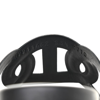 Hermes Nappa Extra Sandals 36.5 Black 8 of 8