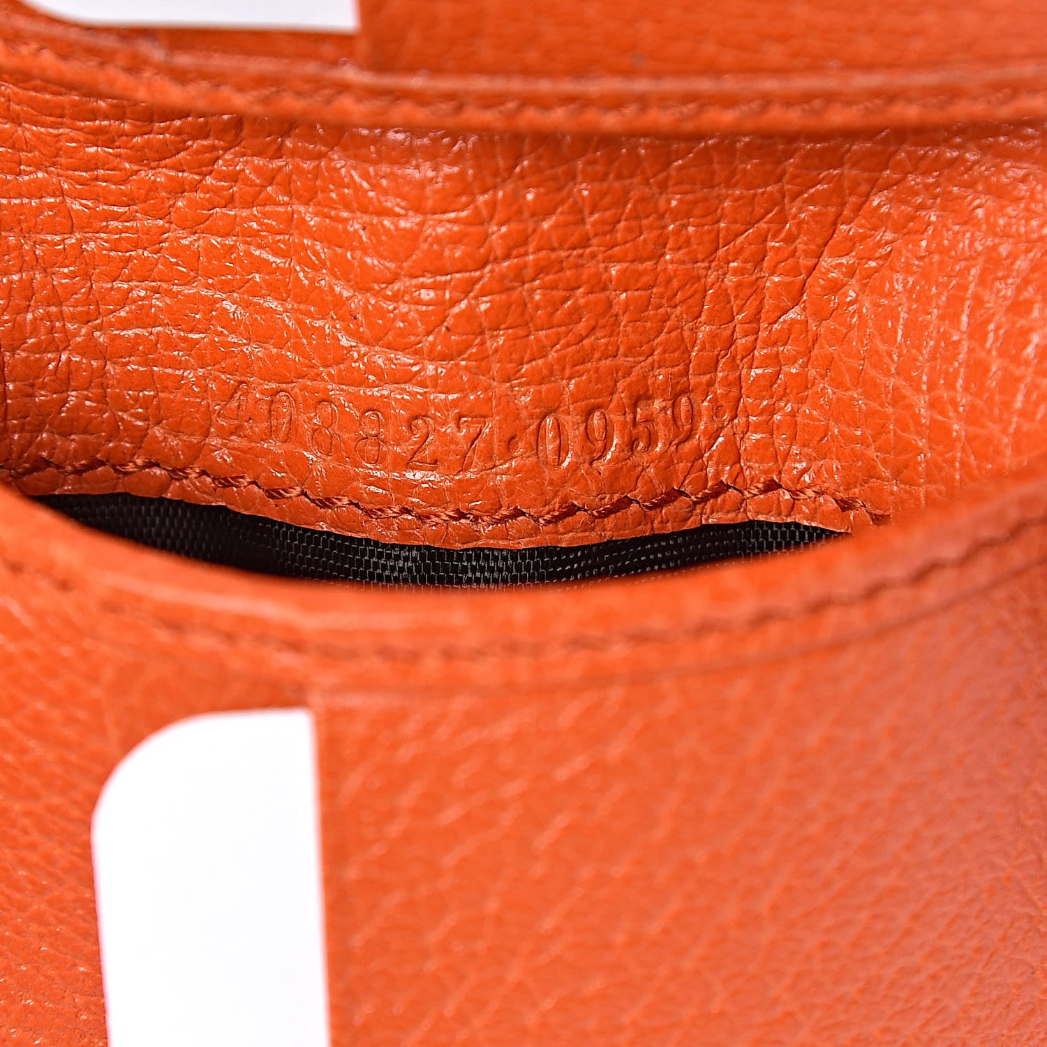 Gucci Calfskin Jacquard Stripe Wallet Orange 7 of 8