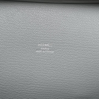 Hermes Taurillon Clemence Jypsiere 28 Bleu Arctic 6 of 11