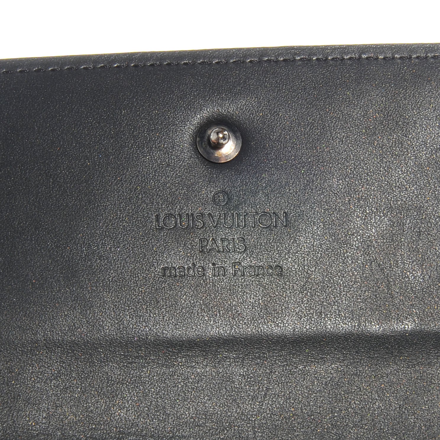 Louis Vuitton Mat Monogram Porte Tresor International Black 6 of 7