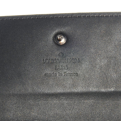 Louis Vuitton Mat Monogram Porte Tresor International Black 6 of 7