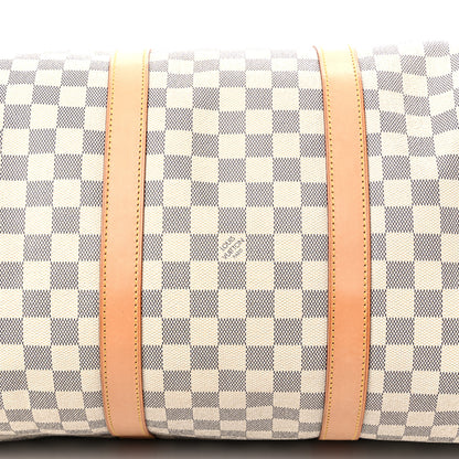 Louis Vuitton Damier Azur Keepall 50 13 of 20