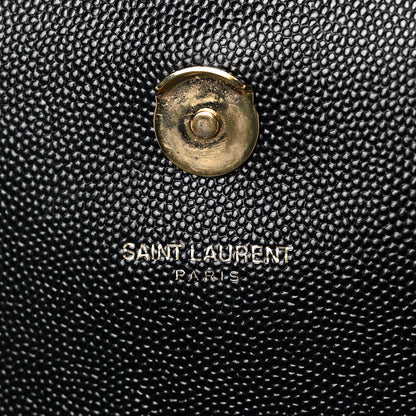 Saint Laurent Grain De Poudre Small Monogram Kate Satchel Black 10 of 12