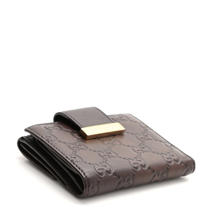Gucci Guccissima Icon Bar French Wallet Dark Brown 7 of 14