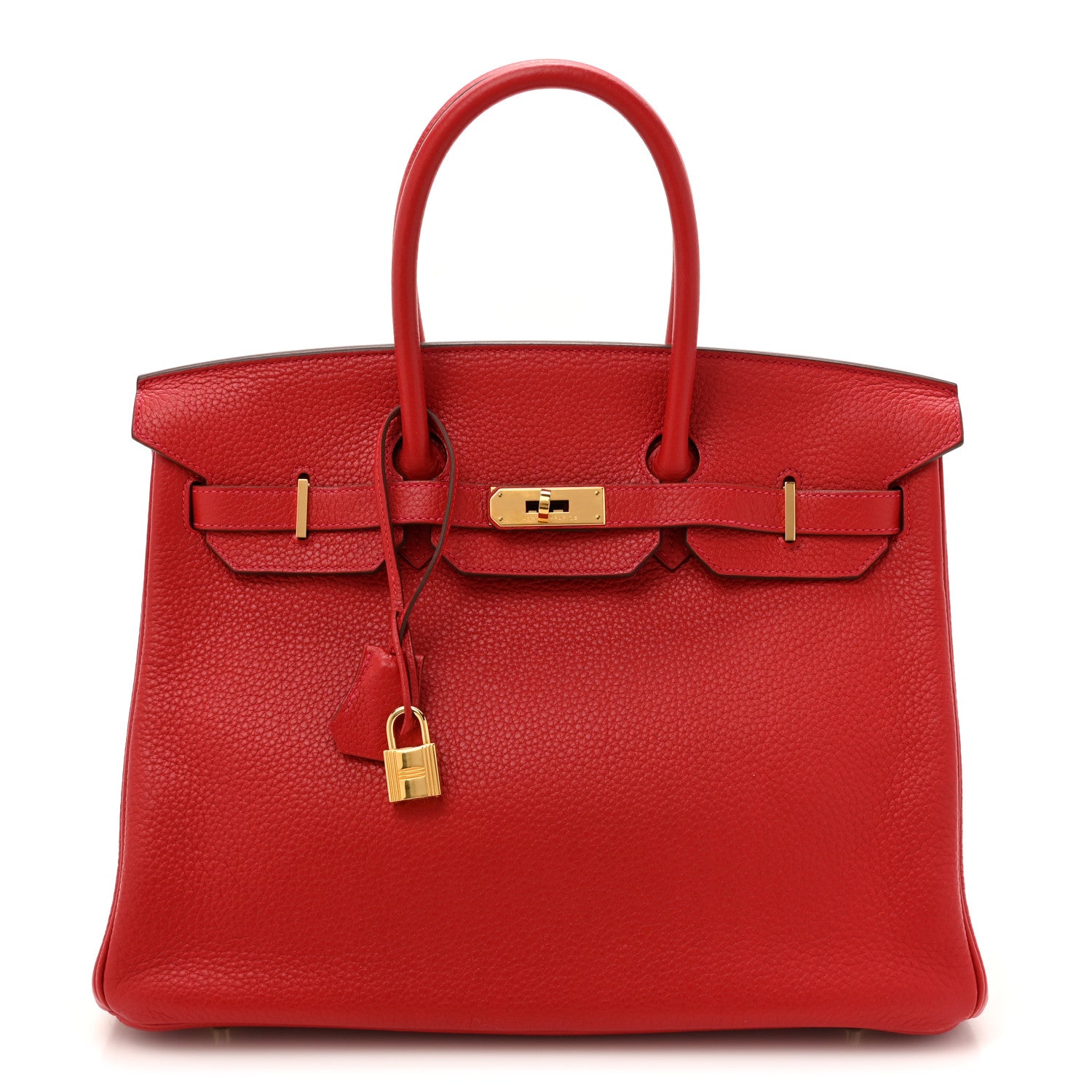 Hermes Togo Birkin 35 Rouge Casaque 1 of 12