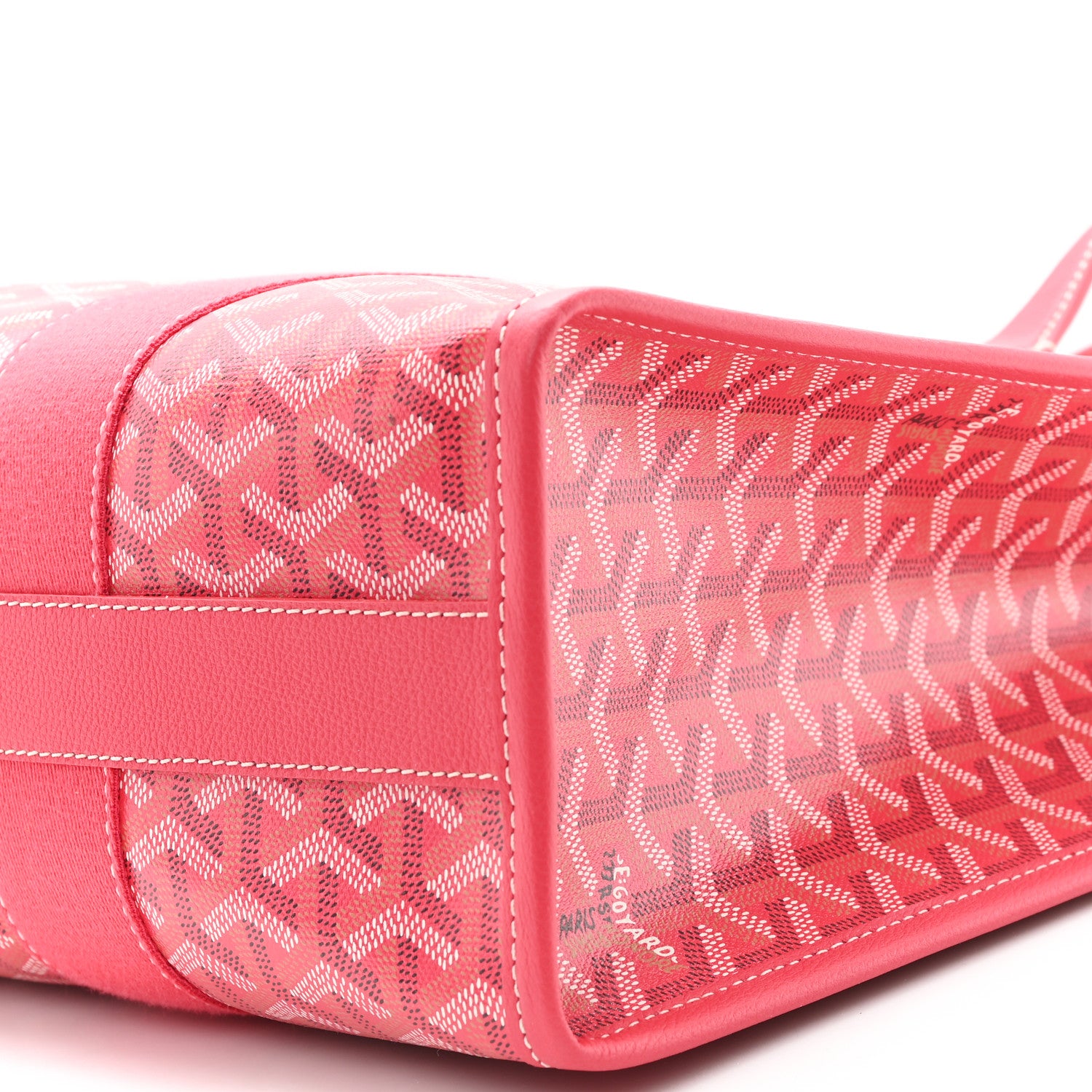 Goyard Goyardine Le Jardin Villette PM Tote Fuchsia 10 of 10