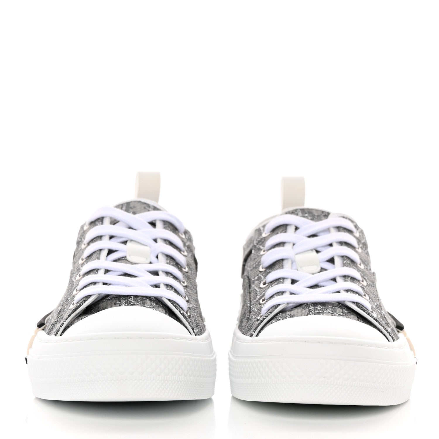 Christian Dior Oblique Jacquard Mens B23 Low Top Sneakers 42 Grey 2 of 11