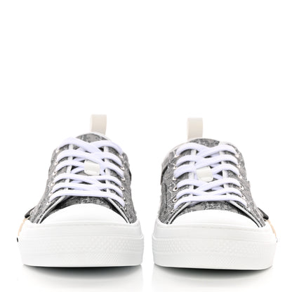 Christian Dior Oblique Jacquard Mens B23 Low Top Sneakers 42 Grey 2 of 11