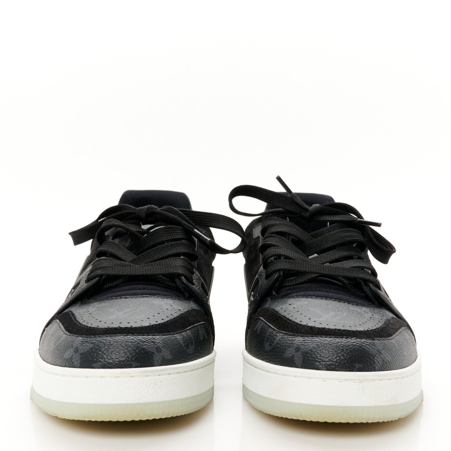 Monogram Eclipse Mens LV Trainer Sneakers 8 Black