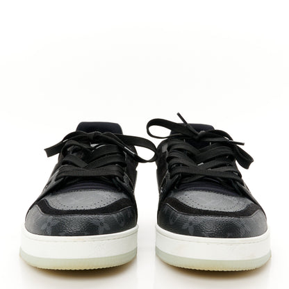 Louis Vuitton Monogram Eclipse Mens LV Trainer Sneakers 8 Black 3 of 11