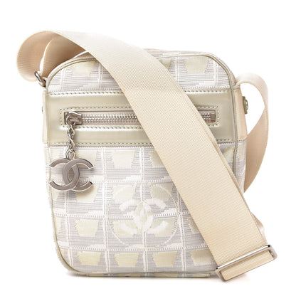 Chanel Nylon Travel Crossbody Bag Light Gold 1 of 9
