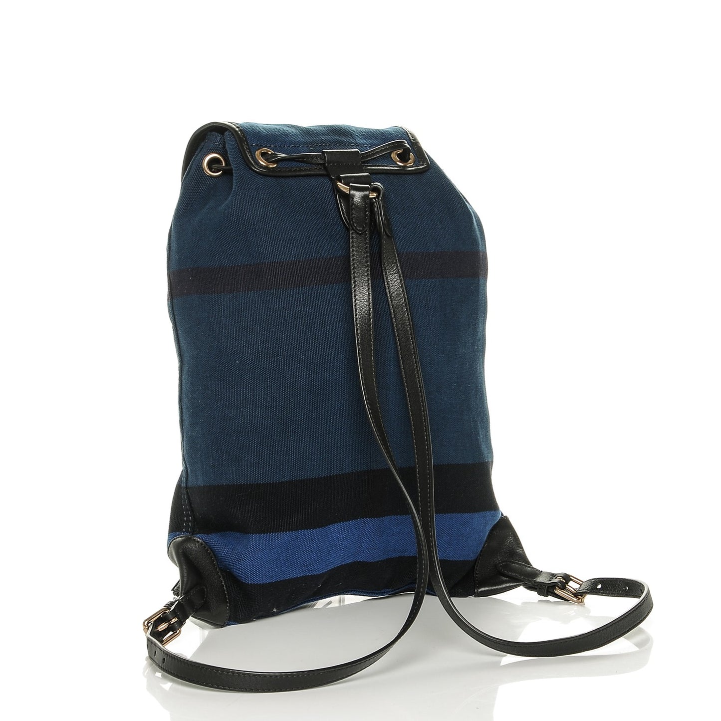Overdyed Canvas Mega Check Medium Chiltern Backpack Ultramarine Blue