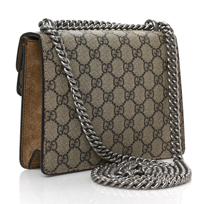 Gucci GG Supreme Monogram Mini Dionysus Shoulder Bag Taupe 3 of 10