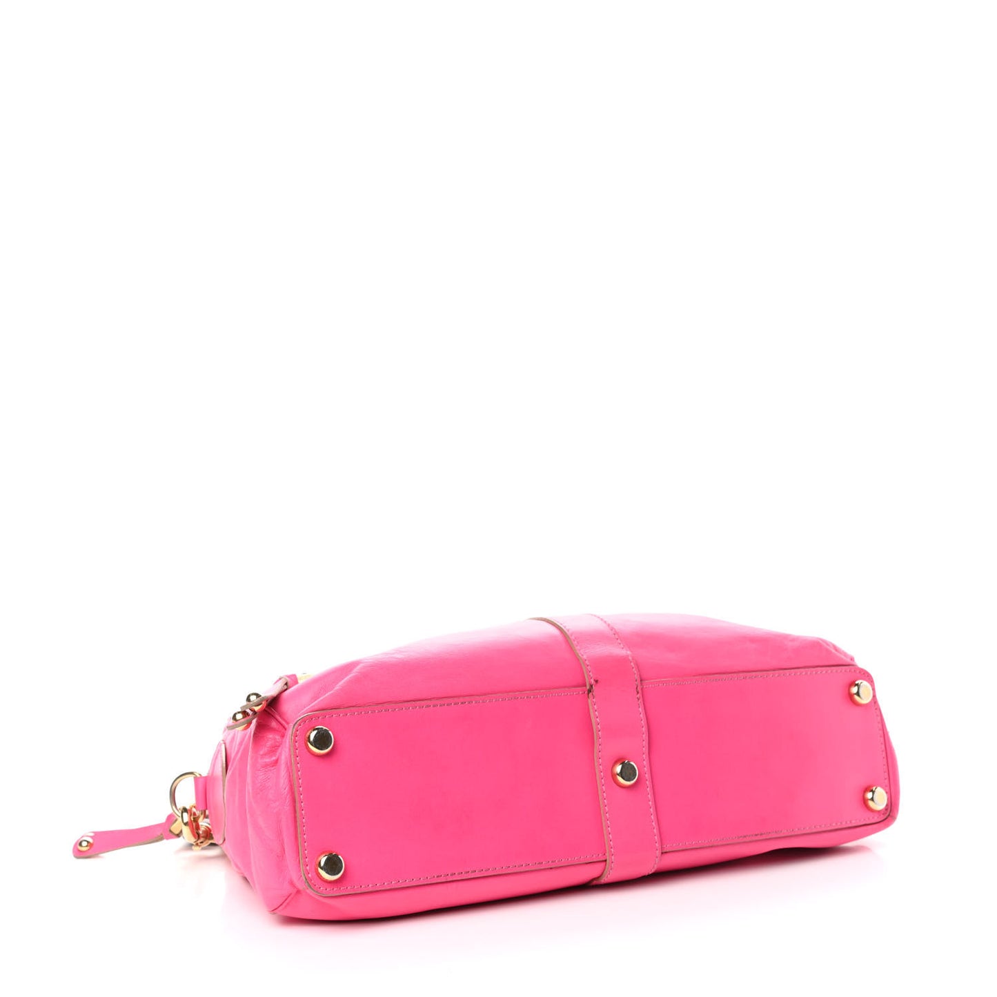 Calfskin Venetia Satchel Pink