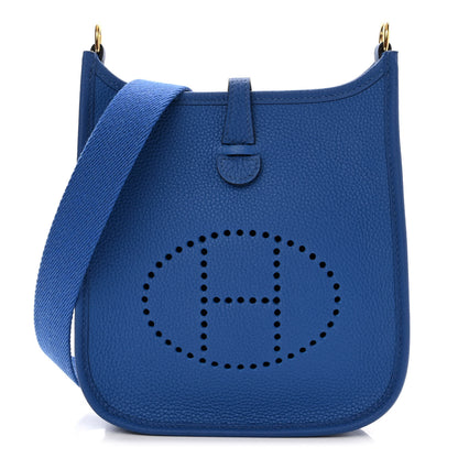 Hermes Taurillon Maurice Evelyne TPM Bleu France 1 of 11