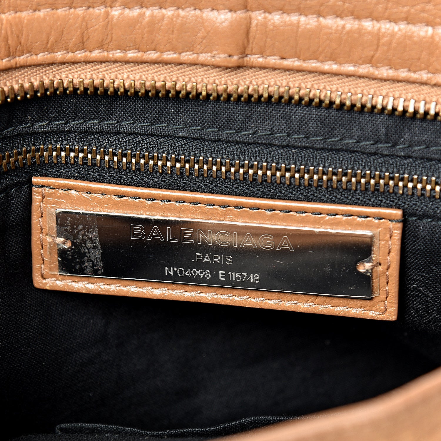 Balenciaga Agneau Classic Hardware City Marron Cannelle 5 of 10