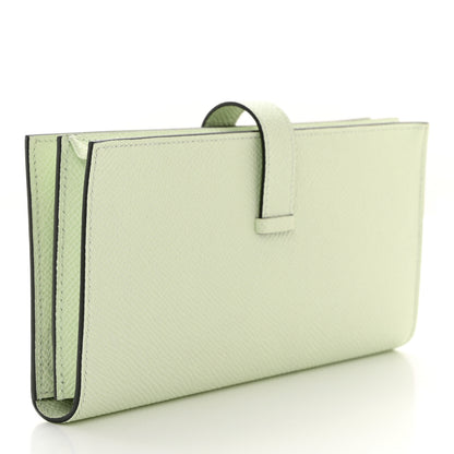 Hermes Epsom Bearn Gusset Wallet Vert Fizz 3 of 8