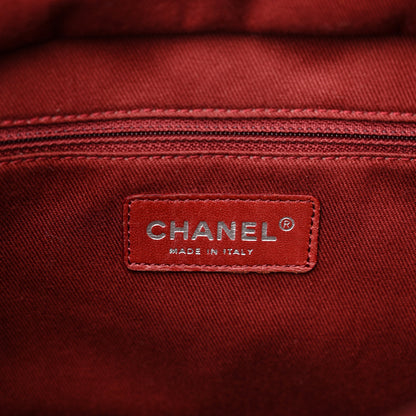 Chanel Aged Calfskin Quilted Large Cotton Club Tote Black 6 of 10