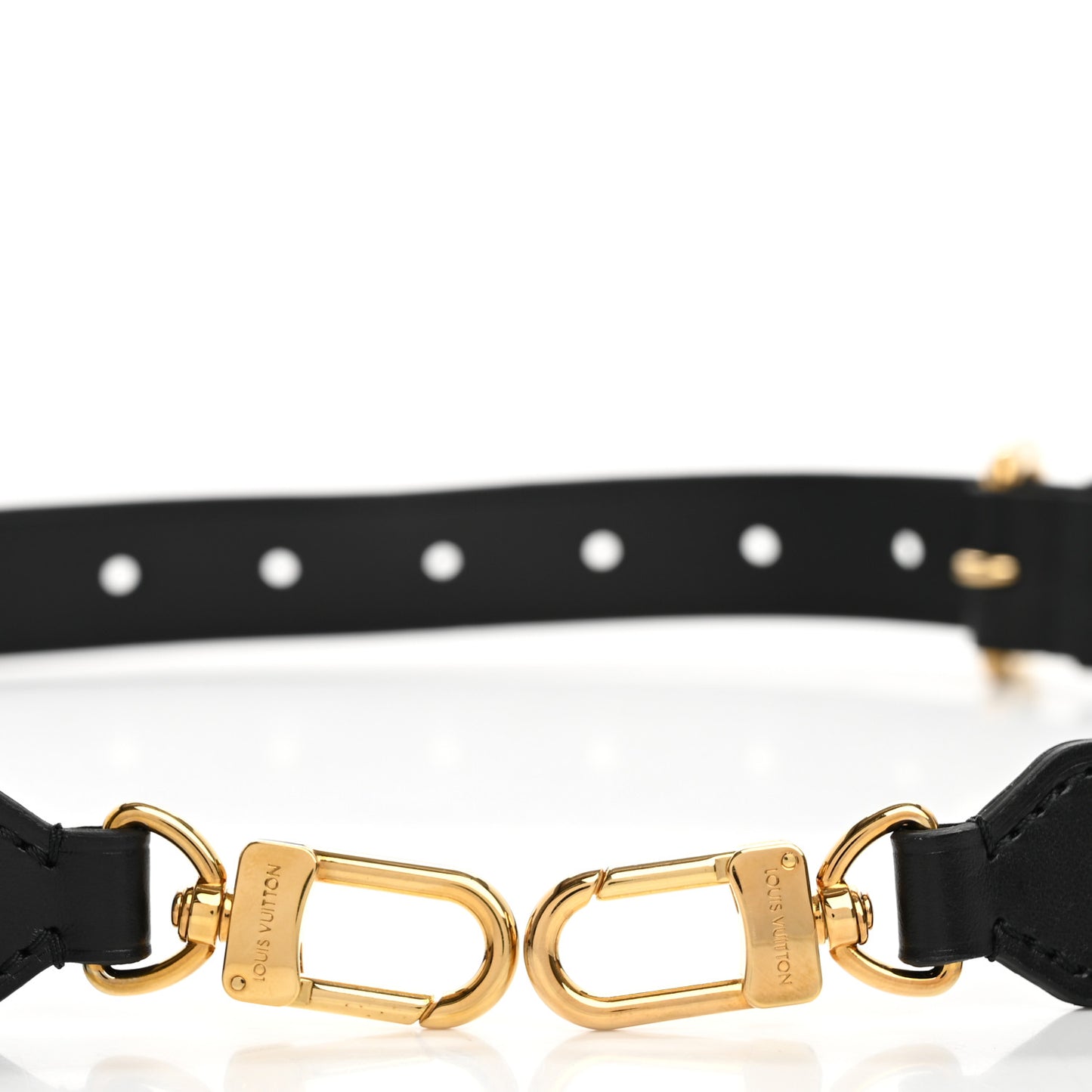 Calfskin Odeon PM Adjustable Shoulder Strap Black