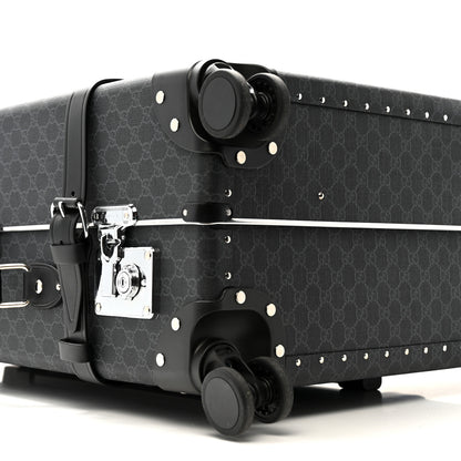 Gucci GG Supreme Monogram Medium Globe-Trotter Suitcase Black 13 of 24