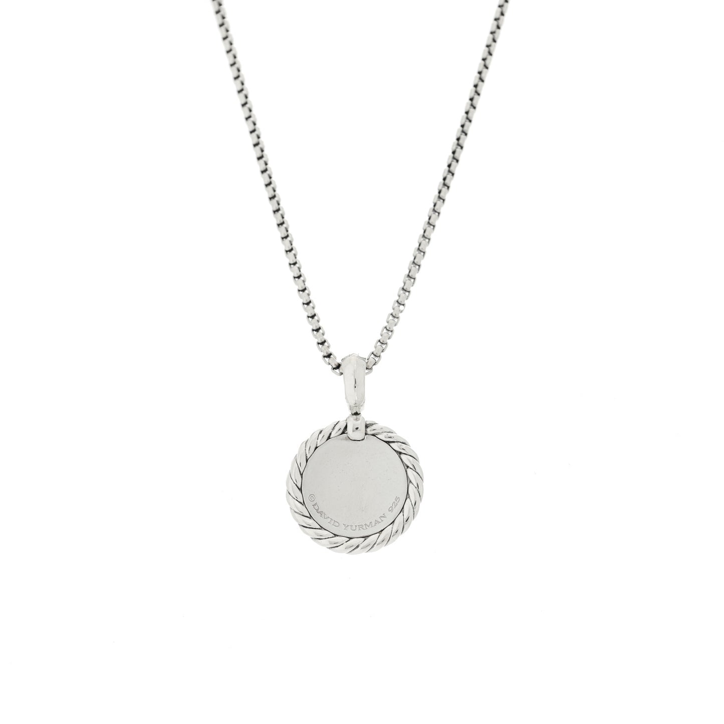 Sterling Silver Diamond Initial K Charm Necklace