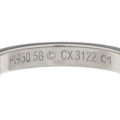 Cartier Platinum 3mm C De Cartier Wedding Band Ring 58 8.25 4 of 4