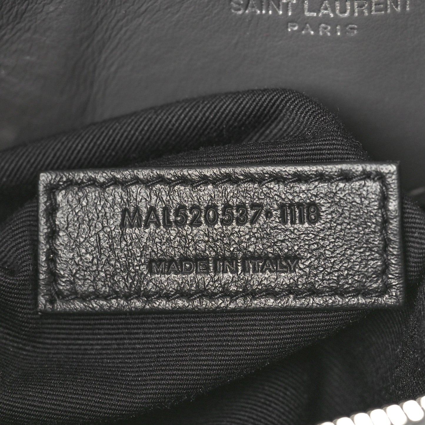 Calfskin Y Quilted Monogram Small Loulou Shopper Grey