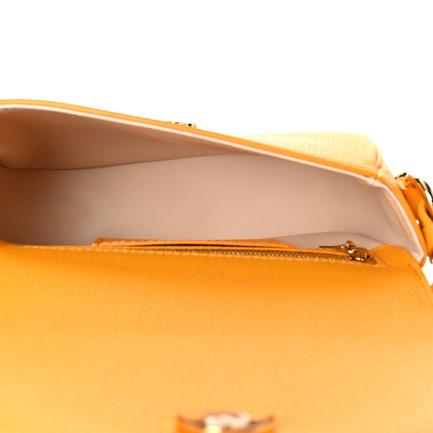 Grained Calfskin LV Pont 9 Soft PM Sunbeam