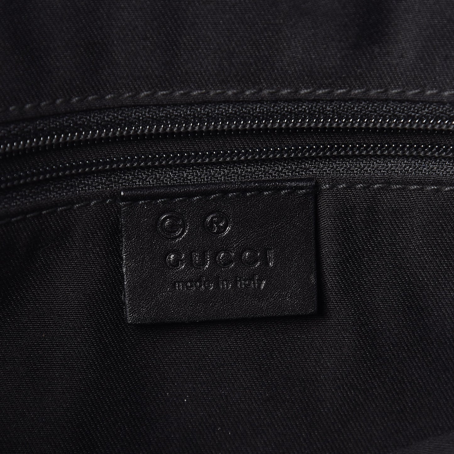 Denim Monogram Chain Bucket Tote Black
