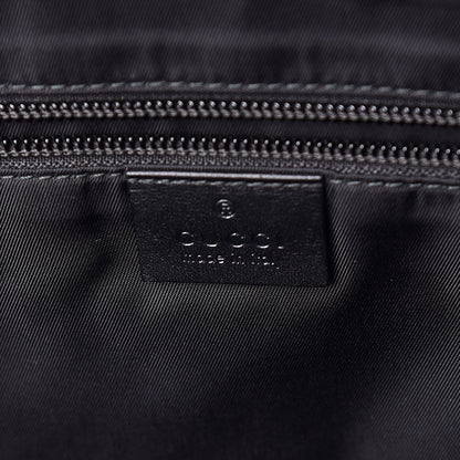 Gucci Techno Canvas Web Large Flap Messenger Bag Black 8 of 10