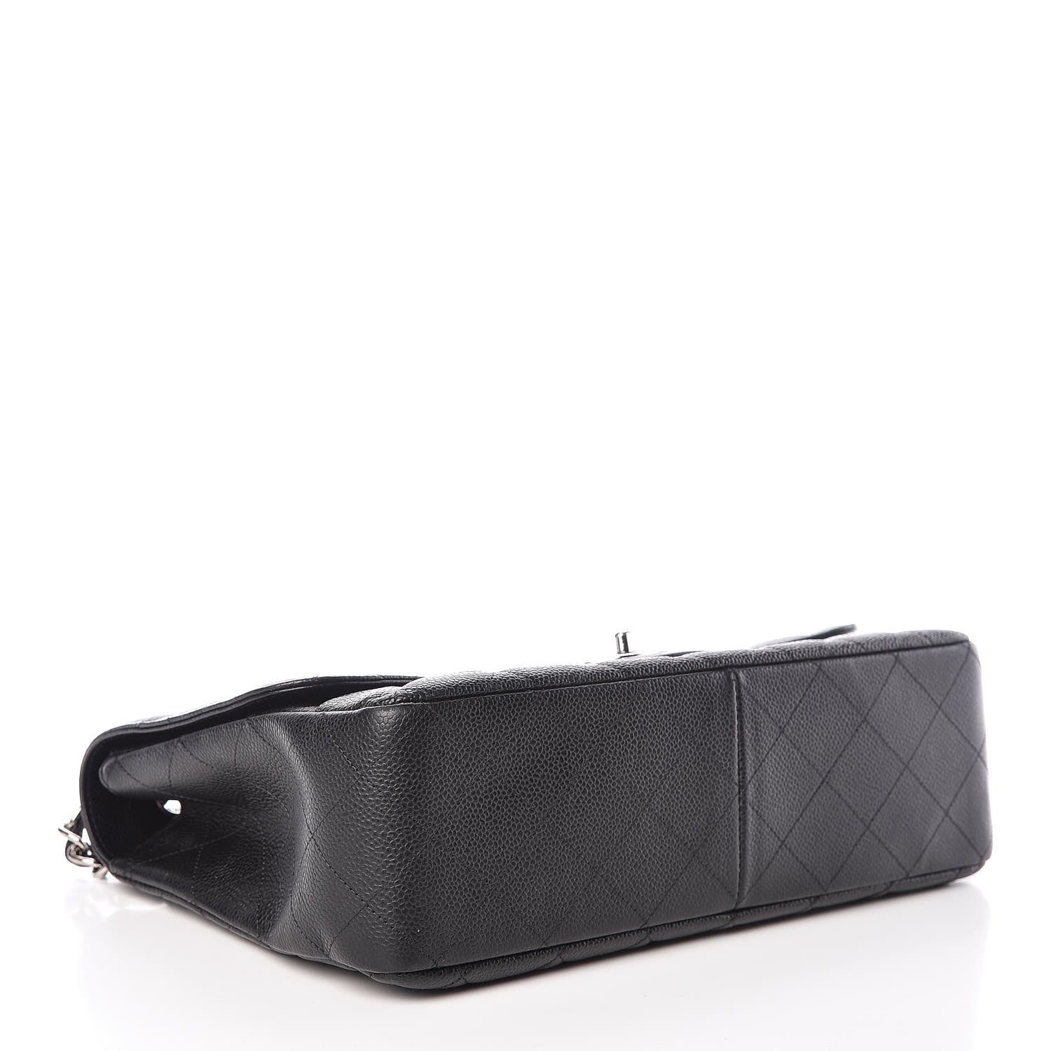 Chanel Caviar Quilted Jumbo Single Flap Black 4 of 13