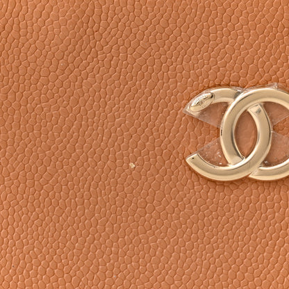 Chanel Caviar Quilted Large Shopping Tote Dark Beige 12 of 14