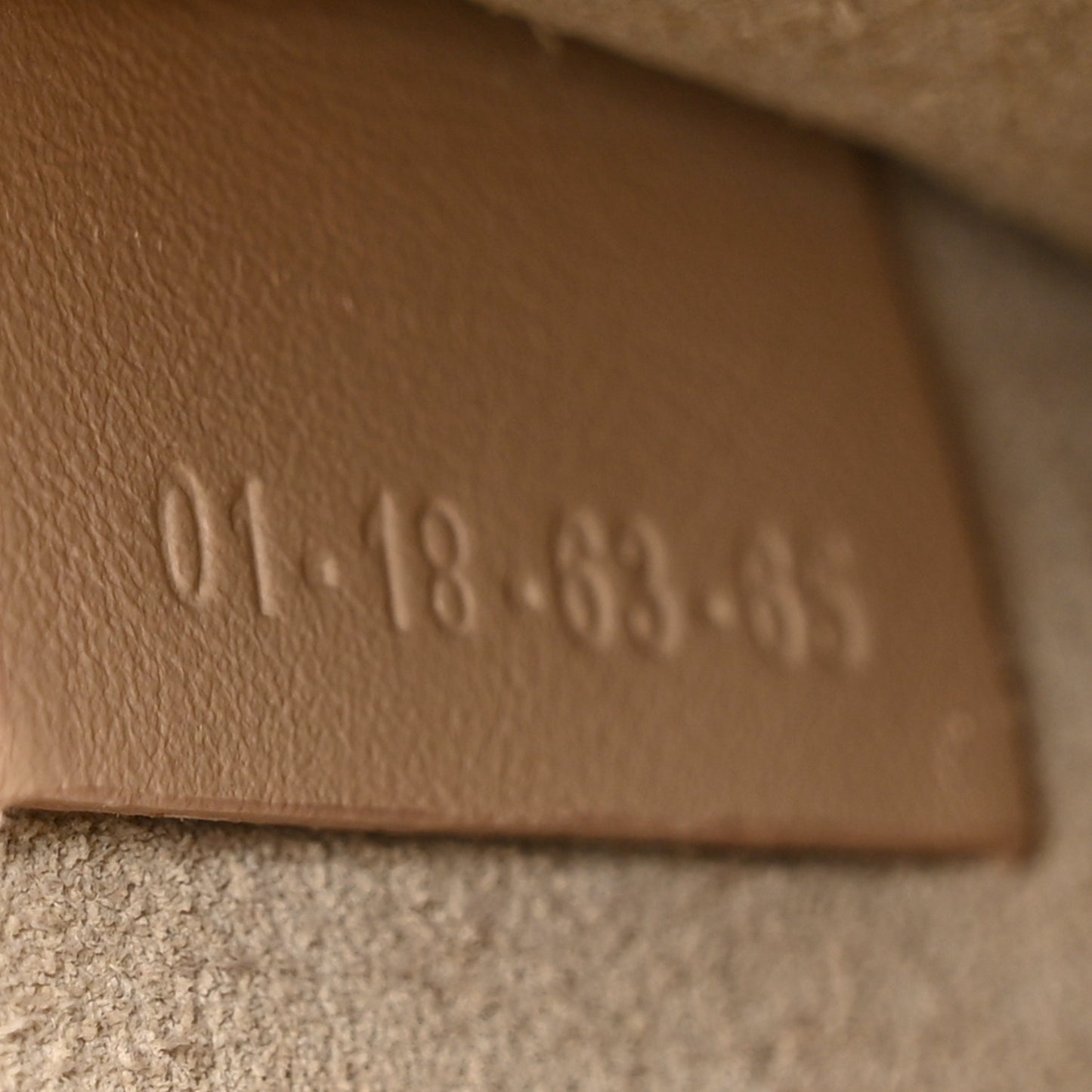 Calfskin Suede Small Nile Bracelet Bag Off White