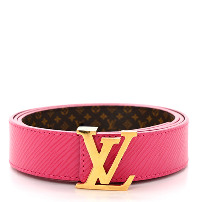 Louis Vuitton Epi Mini Monogram 30mm LV Initiales Reversible Belt 90 36 Fuchsia 6 of 6