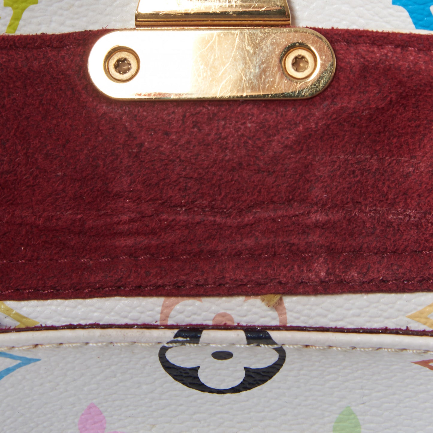 Monogram Multicolor Speedy 30 White