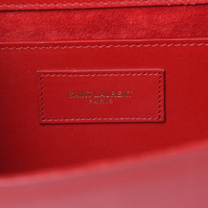 Saint Laurent Smooth Calfskin Cassandre Clutch Rouge Orient 6 of 12