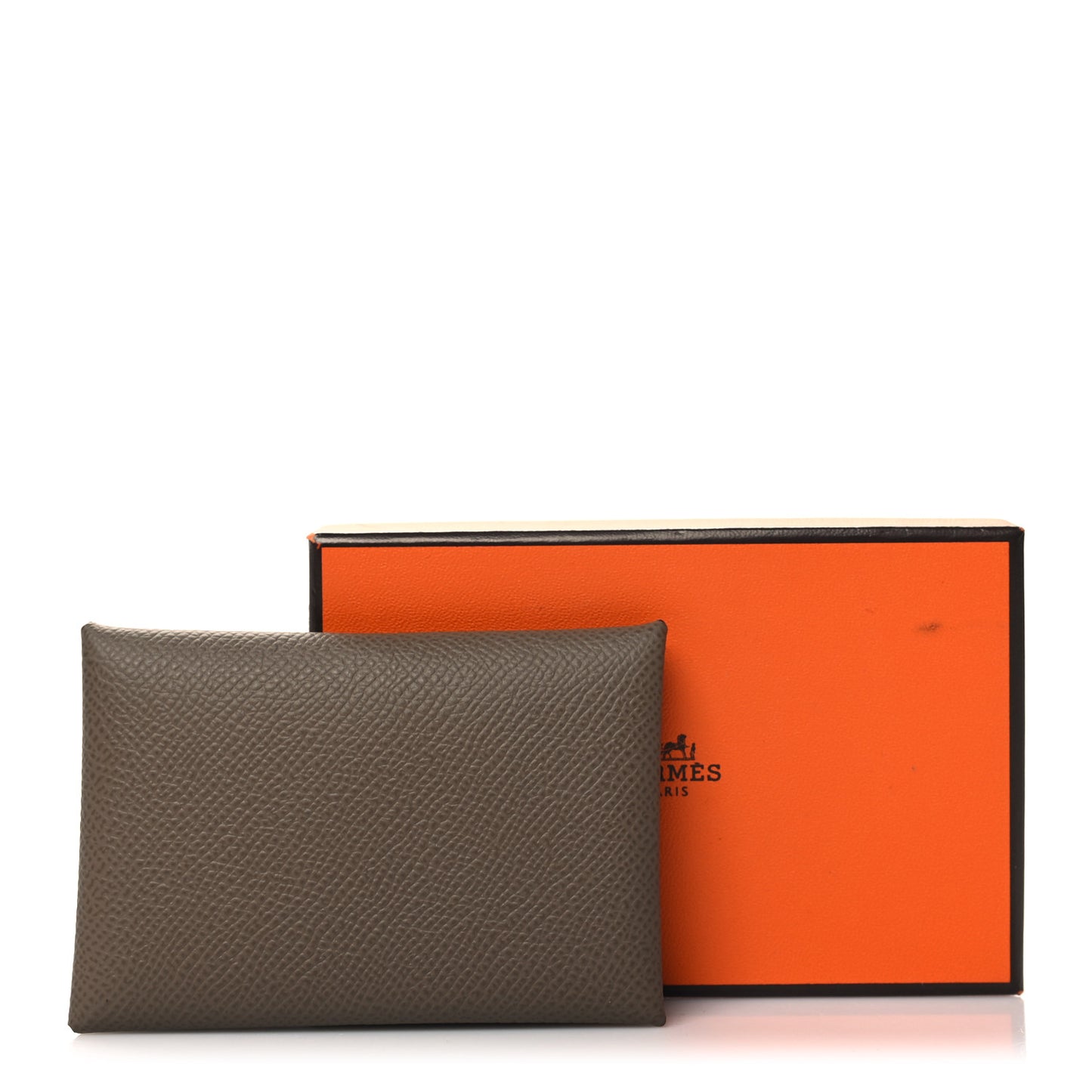 Epsom Calvi Card Case Etoupe