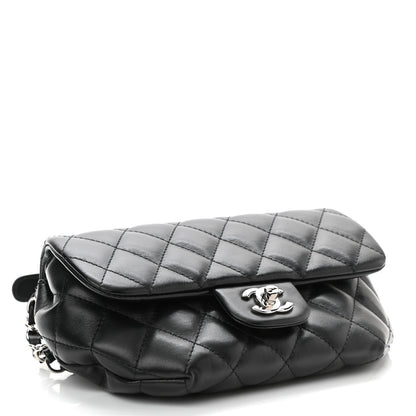 Chanel Calfskin Quilted CC Uniform Flap Belt Bag Black 3 of 10