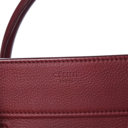 Celine Supple Calfskin Large Phantom Luggage Burgundy 6 of 9