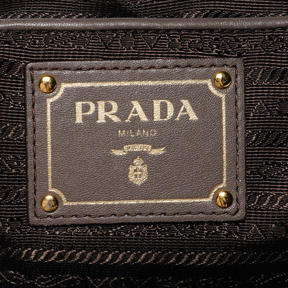 Prada Soft Calf Chain Tote Bambu 7 of 10