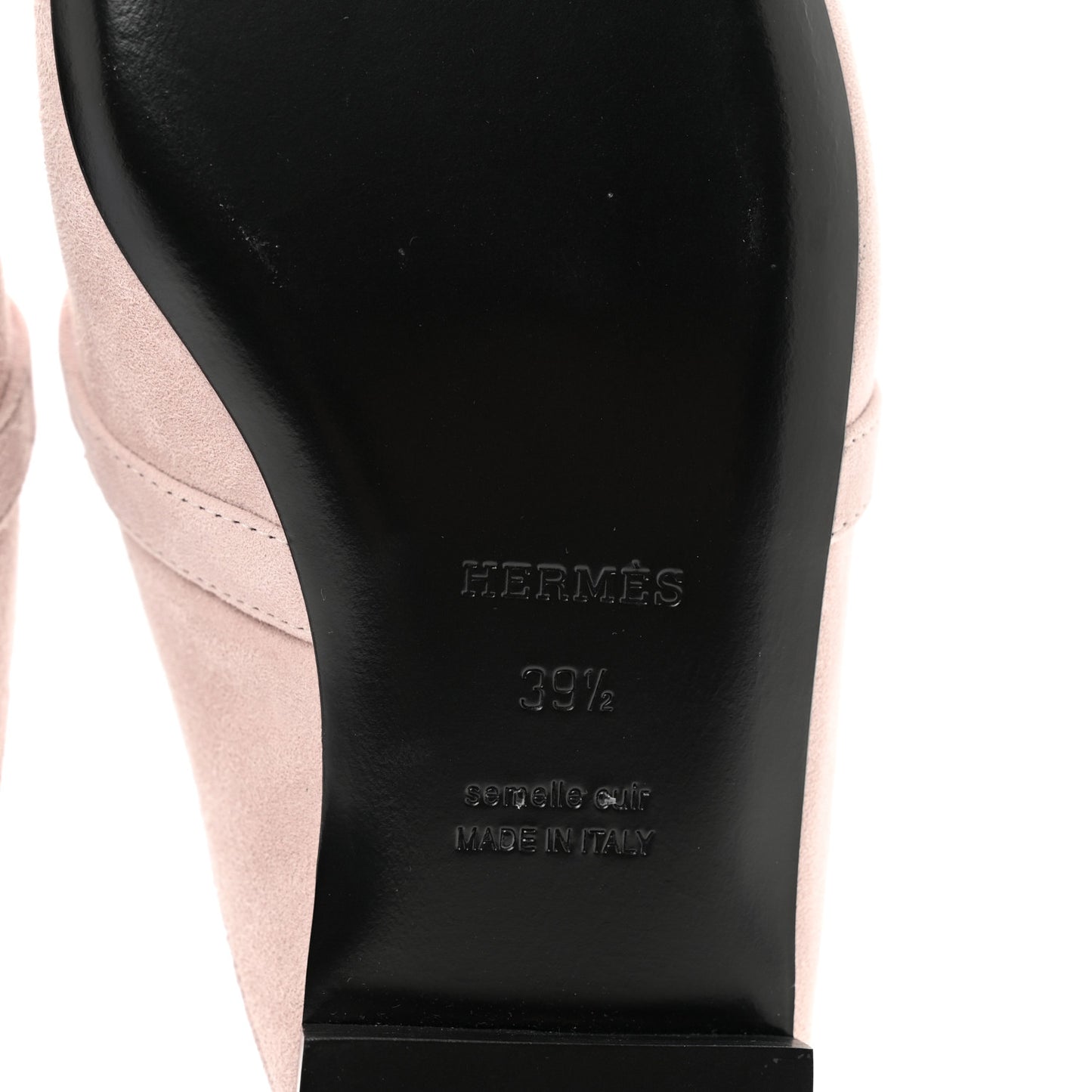 Suede Goatskin Oz Mules 39.5 Rose Porcelaine