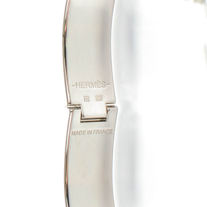 Hermes Enamel Clic Clac H Bracelet PM Lagon White 5 of 6